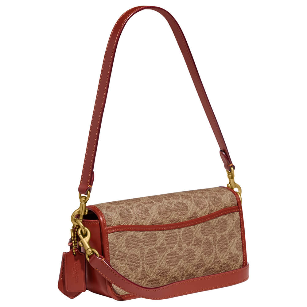 Coach signature best sale canvas handbag